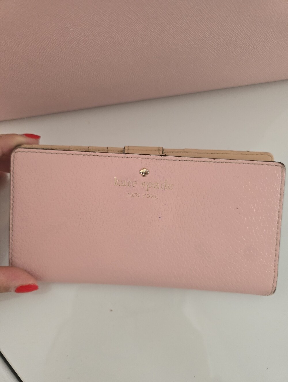 Kate Spade New York Large Cedar Street Hayden Saffiano Leather Tote Plus Wallet - Picture 12 of 15